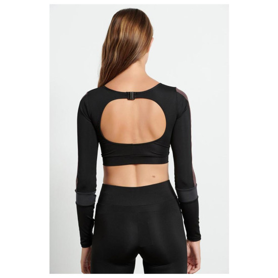 Bodytalk Γυναικεία μακρυμάνικη μπλούζα Crop Beyondsports